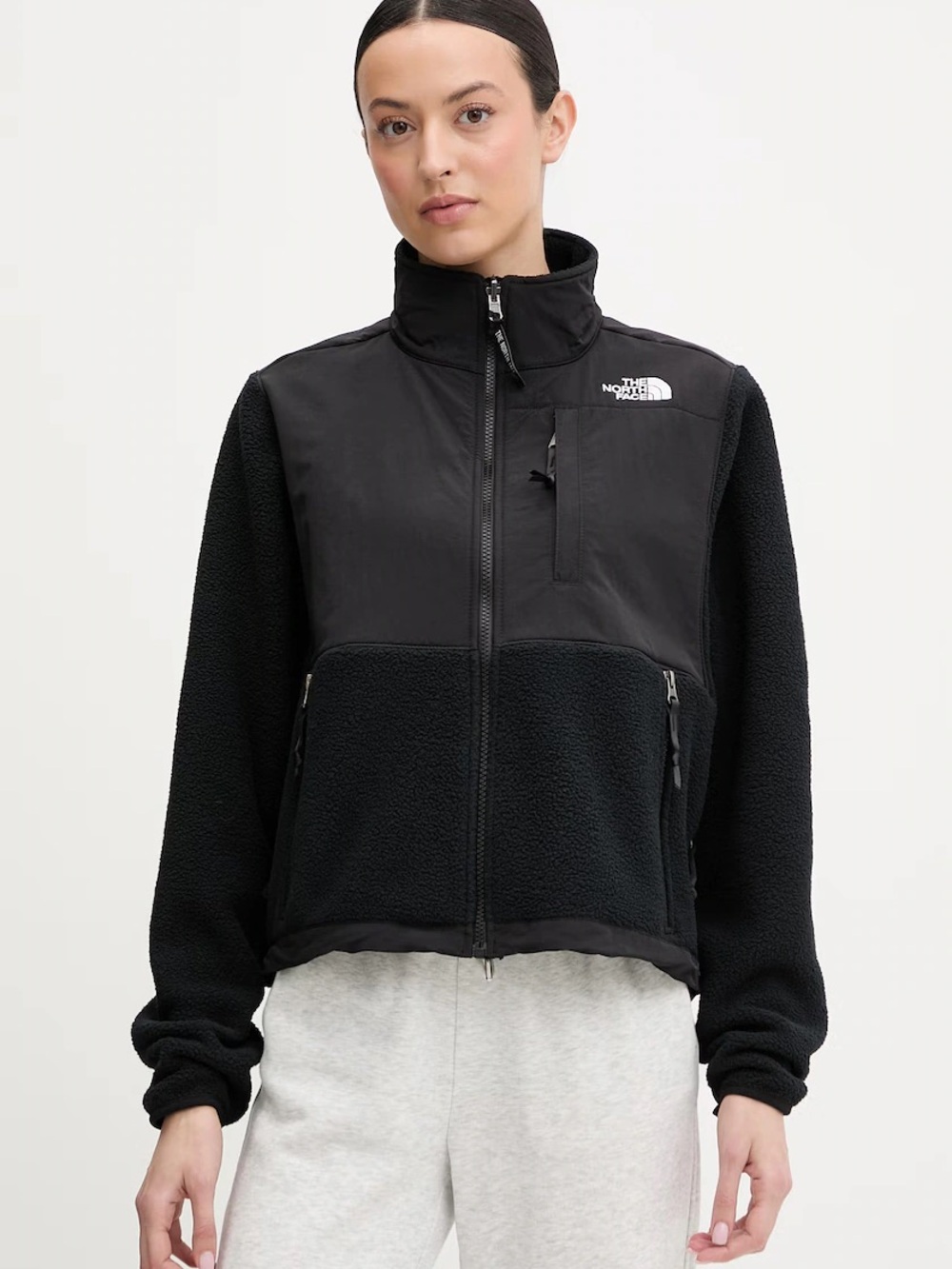 The North Face Women’s Black Denali Fleece Sweater Full Zip Jacket XS